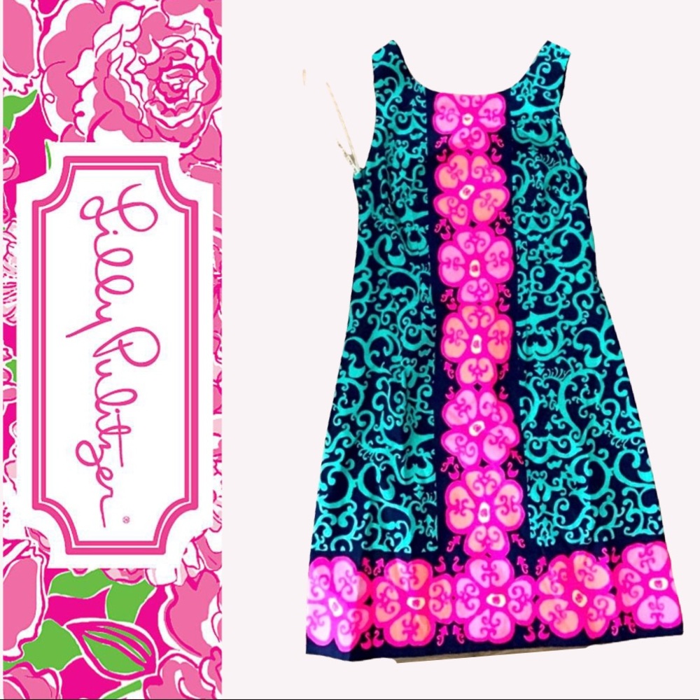 Lilly Pulitzer Delia Shift Dress Size 2